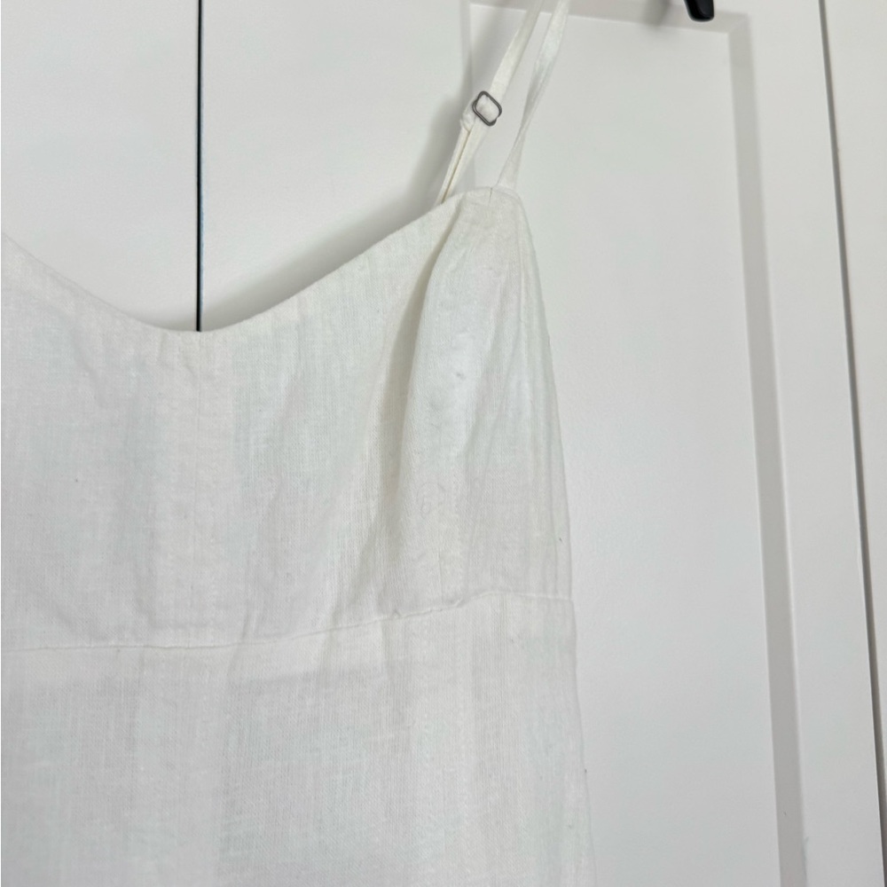 Abercrombie & Fitch White Midi Dress - Picture 3 of 7